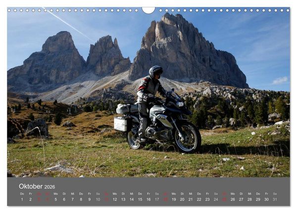 Produktbild: Freude an - Spa&szlig; mit der BMW GS (Wandkalender 2026 DIN A3 quer), CALVENDO Monatskalender