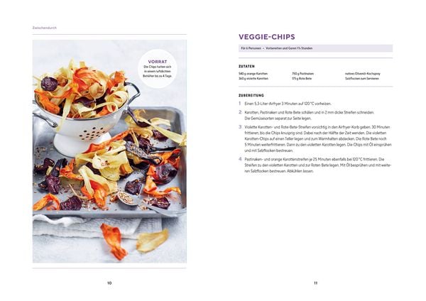 Produktbild: Airfryer Snacks - Die besten Rezepte f&uuml;r die Hei&szlig;luftfritteuse