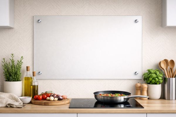 Produktbild: K&uuml;chenr&uuml;ckwand Herd Spritzschutz 100 x 40 cm Esilo