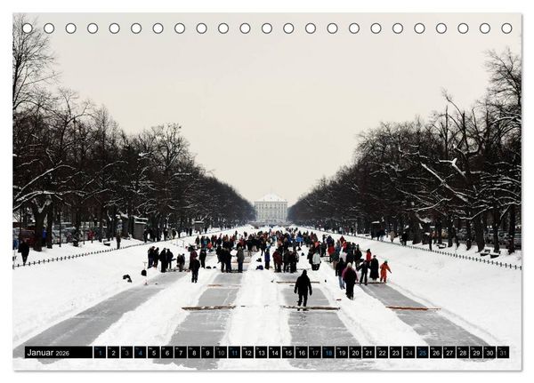 Produktbild: M&uuml;nchen - Facetten einer Stadt (Tischkalender 2026 DIN A5 quer), CALVENDO Monatskalender