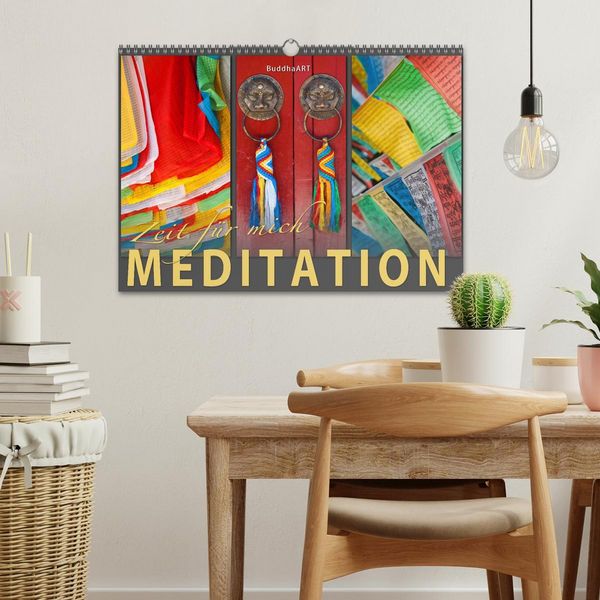 Produktbild: MEDITATION Zeit f&uuml;r mich (Wandkalender 2026 DIN A3 quer), CALVENDO Monatskalender