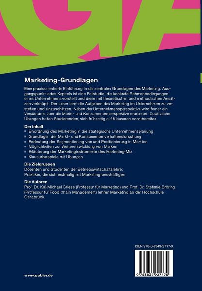 Produktbild: Marketing-Grundlagen