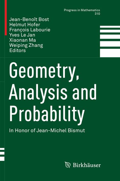 Produktbild: Geometry, Analysis and Probability