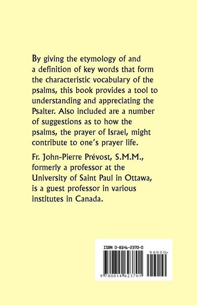Produktbild: A Short Dictionary of the Psalms