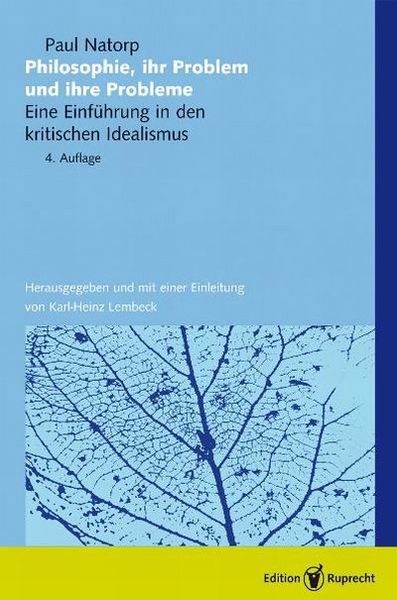 Produktbild: Philosophie, ihr Problem und ihre Probleme