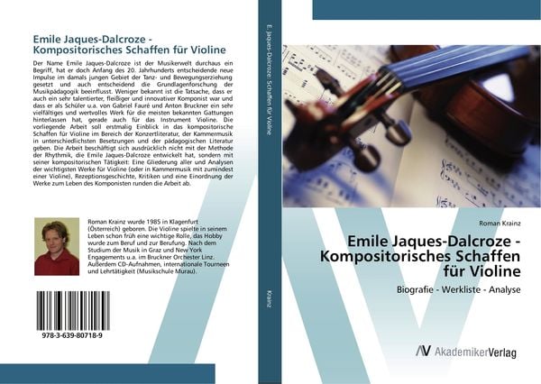 Produktbild: Emile Jaques-Dalcroze - Kompositorisches Schaffen f&uuml;r Violine