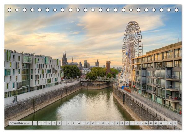 Produktbild: Wundersch&ouml;nes K&ouml;ln (Tischkalender 2027 DIN A5 quer), CALVENDO Monatskalender