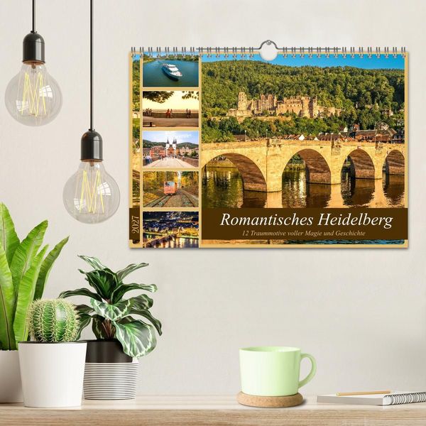Produktbild: Romantisches Heidelberg &ndash; 12 Traummotive voller Magie und Geschichte (Wandkalender 2027 DIN A4 quer), CALVENDO Monatskalender