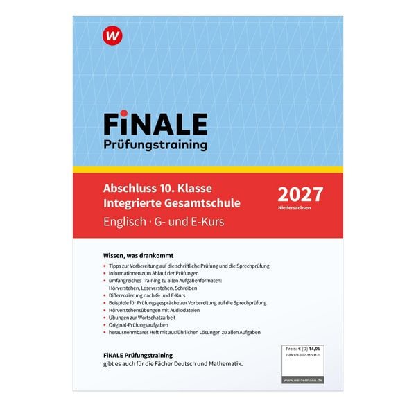 Produktbild: FiNALE Pr&uuml;fungstraining Abschluss Integrierte Gesamtschule Niedersachsen