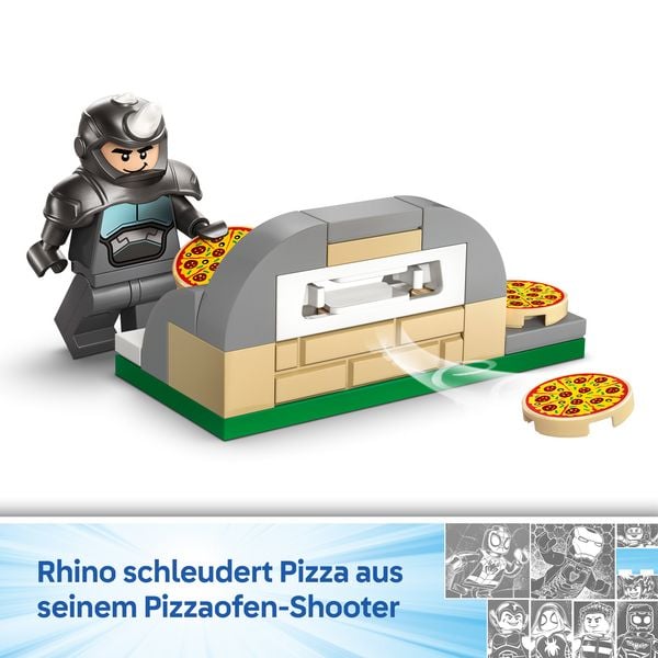 Produktbild: LEGO ǀ Marvel 11206 Spidey auf Motorrad vs. Rhino, Lernspielzeug ab 4