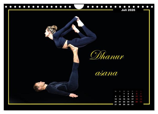 Produktbild: Yoga - Asana (Wandkalender 2026 DIN A4 quer), CALVENDO Monatskalender