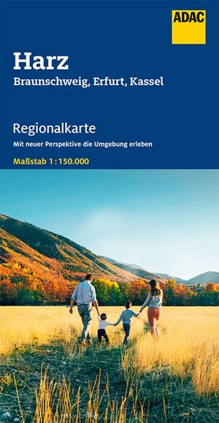 Produktbild: ADAC Regionalkarte Blatt 8 Harz 1:150 000