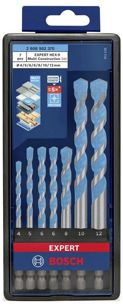 Produktbild: Bosch Accessories 2608902370 2608902370 Mehrzweckbohrer-Set 4 mm, 5 mm, 6mm 1St.