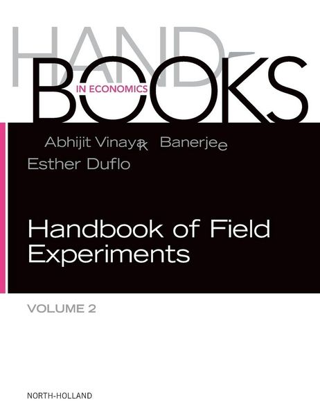 Produktbild: Handbook of Field Experiments
