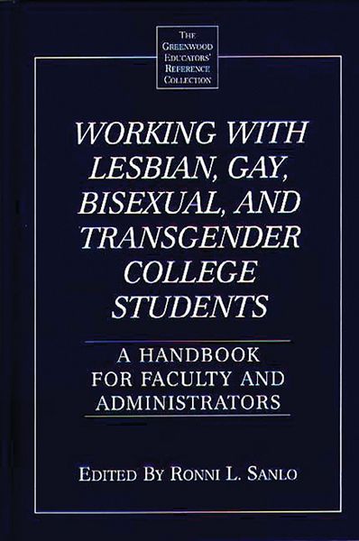Produktbild: Working with Lesbian, Gay, Bisexual, and Transgender College Students