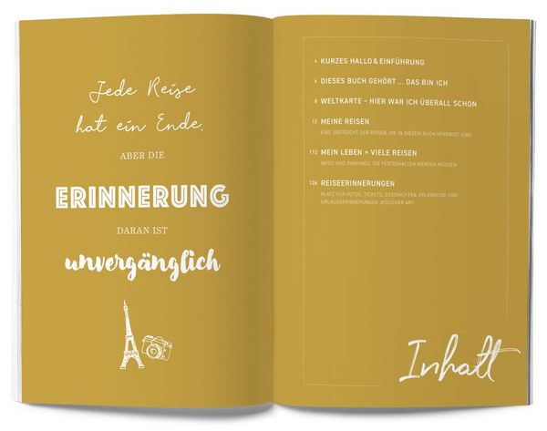 Produktbild: GuideMe Reisetagebuch Travel Memories „Meine Reisen“