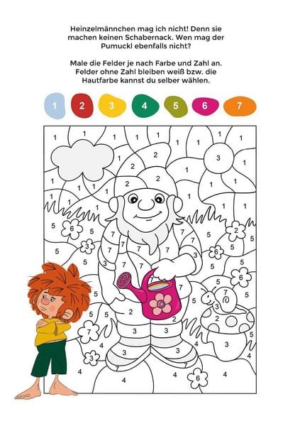 Produktbild: Lern-Spiel-Spa&szlig; mit Pumuckl - Mein Vorschulblock: Erste Zahlen