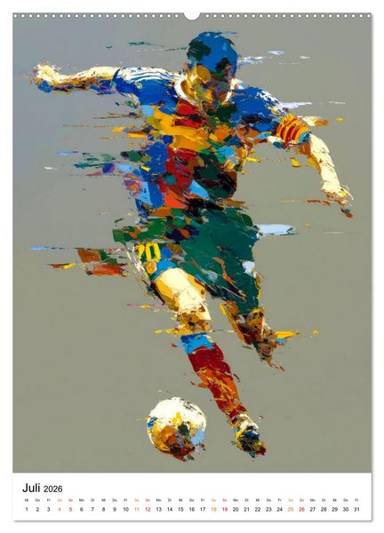 Produktbild: Sport in Farben (hochwertiger Premium Wandkalender 2026 DIN A2 hoch), Kunstdruck in Hochglanz
