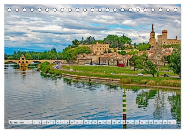 Produktbild: Ein Herz f&uuml;r die Provence (Tischkalender 2027 DIN A5 quer), CALVENDO Monatskalender
