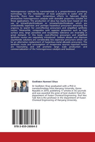 Produktbild: Titania-silica heterogeneous catalyst: Sol-gel routes and applications