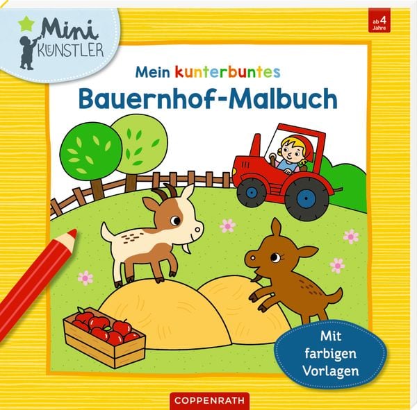 Produktbild: Mein kunterbuntes Bauernhof-Malbuch (Mini-K&uuml;nstler)