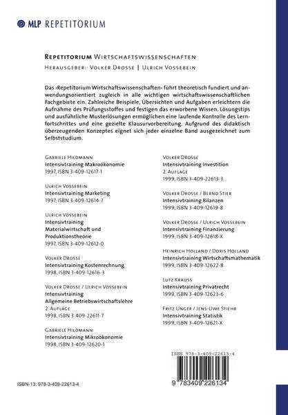 Produktbild: Investition Intensivtraining