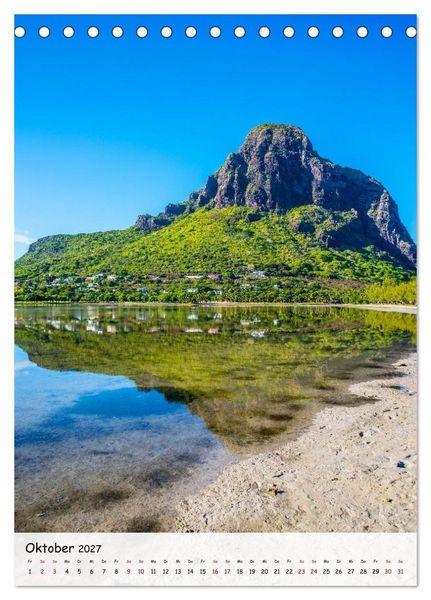 Produktbild: Mauritius &ndash; Insel der Farben und Tr&auml;ume (Tischkalender 2027 DIN A5 hoch), CALVENDO Monatskalender