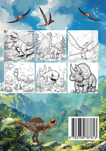 Produktbild: Das gro&szlig;e Dinosaurier Malbuch