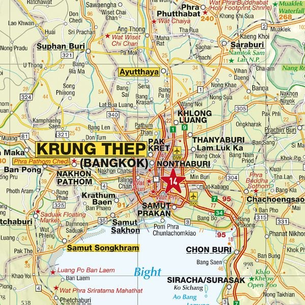 Produktbild: MARCO POLO Reisekarte Thailand, Vietnam 1:1,9 Mio.