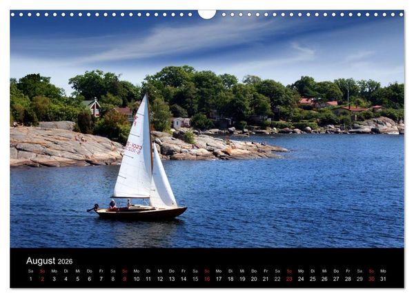 Produktbild: S&uuml;dschwedens Sch&auml;renk&uuml;ste (Wandkalender 2026 DIN A3 quer), CALVENDO Monatskalender
