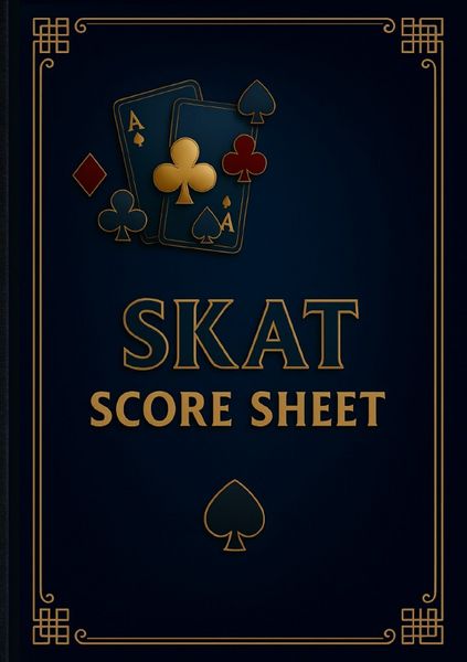 Produktbild: Skat Score sheet