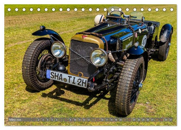 Produktbild: Historischer Rennsport - vom Feinsten (Tischkalender 2026 DIN A5 quer), CALVENDO Monatskalender