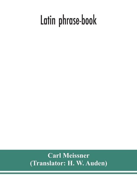 Produktbild: Latin Phrase-Book