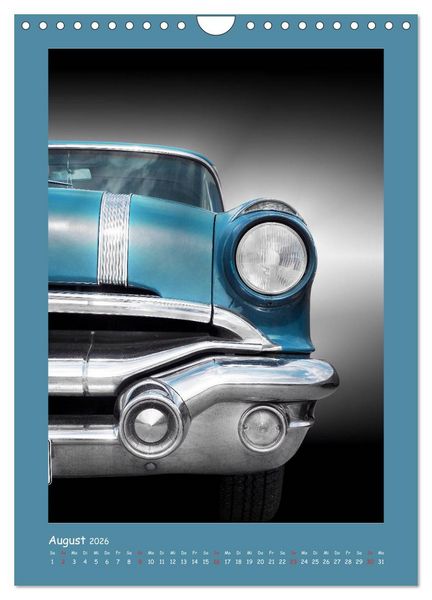 Produktbild: US Klassiker 1956 bis 1966 (Wandkalender 2026 DIN A4 hoch), CALVENDO Monatskalender