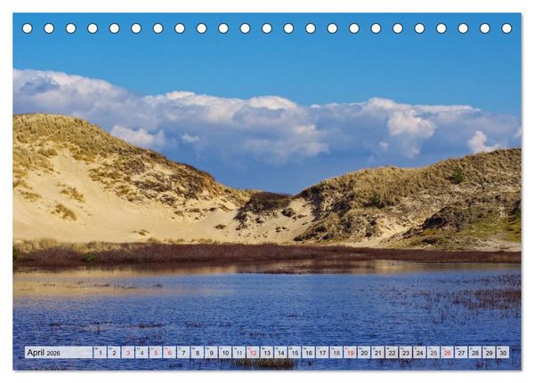 Produktbild: Nordseeinsel Amrum (Tischkalender 2026 DIN A5 quer), CALVENDO Monatskalender