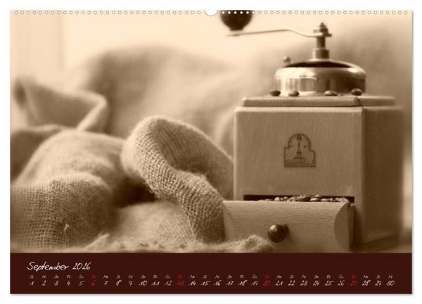 Produktbild: Kaffee Genuss Jahreskalender (Wandkalender 2026 DIN A2 quer), CALVENDO Monatskalender