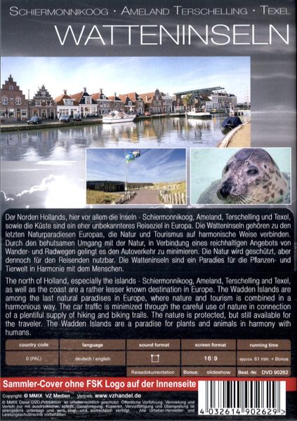 Produktbild: Insider - Niederlande: Watteninsel