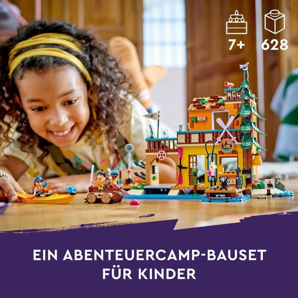 Produktbild: LEGO Friends Abenteuercamp mit Kayak, Camping-Spielzeug 42626