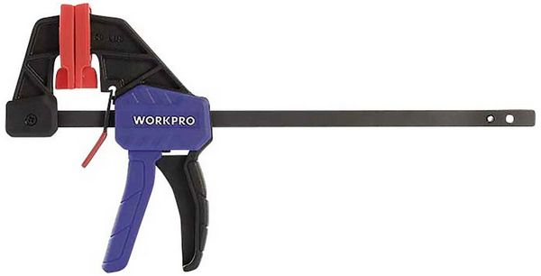 Produktbild: WorkPro WP232034 Einhandzwinge Produktabmessung, L&auml;nge: 100mm