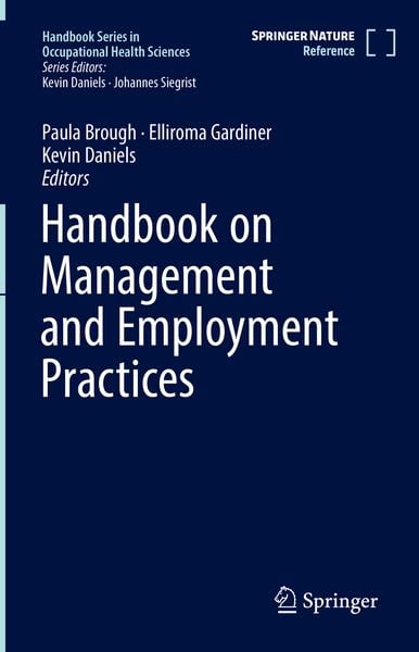Produktbild: Handbook on Management and Employment Practices