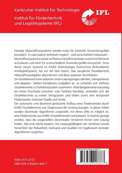 Produktbild: Dezentral gesteuerter Aufbau von Stetigf&ouml;rderern mittels autonomer Materialflusselemente