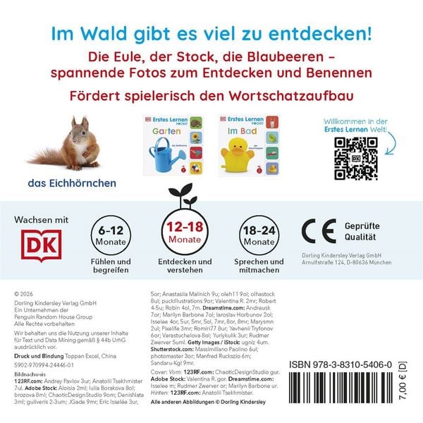 Produktbild: Erstes Lernen Pocket. Im Wald