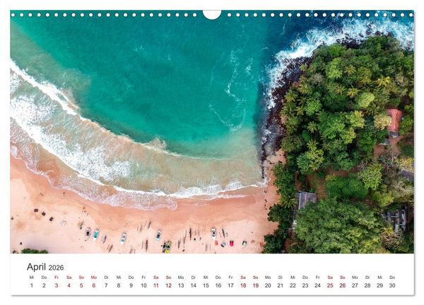 Produktbild: Sri Lanka - Eine einzigartige Trauminsel. (Wandkalender 2026 DIN A3 quer), CALVENDO Monatskalender