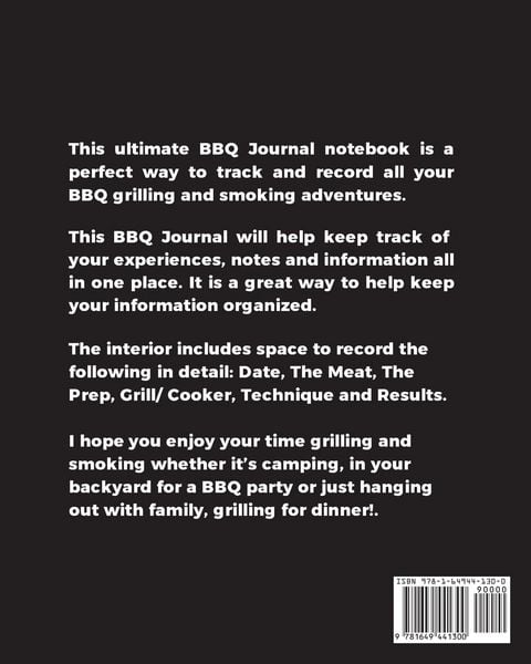 Produktbild: BBQ Master, BBQ Journal