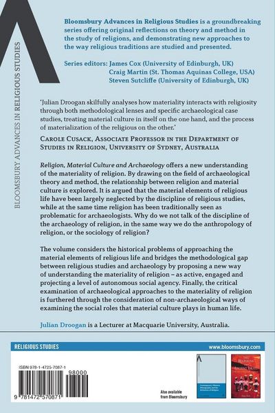 Produktbild: Religion, Material Culture and Archaeology