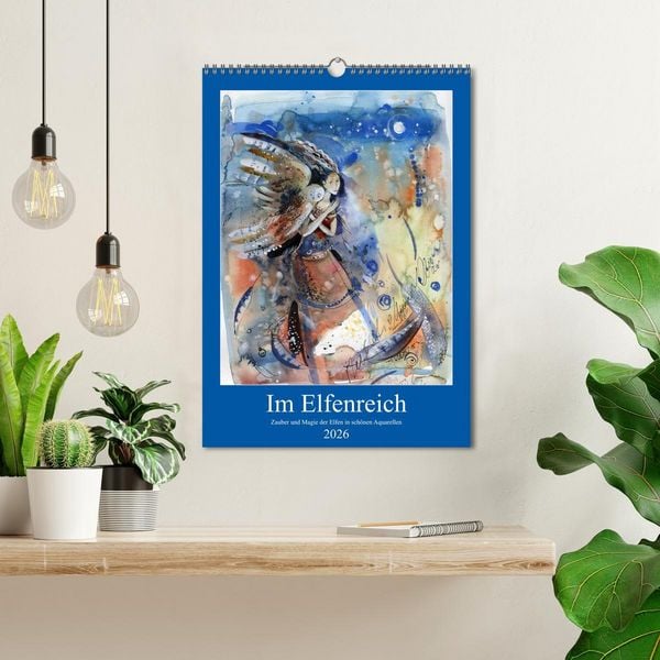 Produktbild: Im Elfenreich- Zauber und Magie der Elfen in sch&ouml;nen Aquarellen (Wandkalender 2026 DIN A3 hoch), CALVENDO Monatskalender