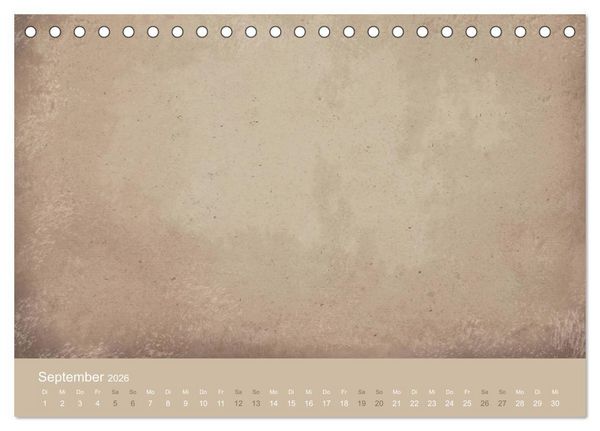 Produktbild: Vintage DIY Bastel-Kalender (Tischkalender 2026 DIN A5 quer), CALVENDO Monatskalender