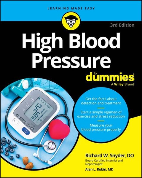 Produktbild: High Blood Pressure For Dummies, 3rd Edition