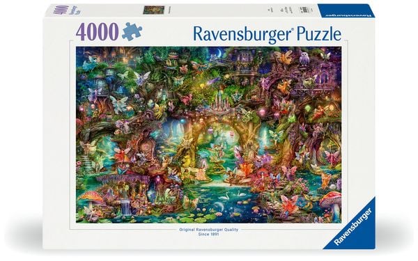 Produktbild: Erwachsenenpuzzle 4000 Teile - Die verborgene Welt der Feen