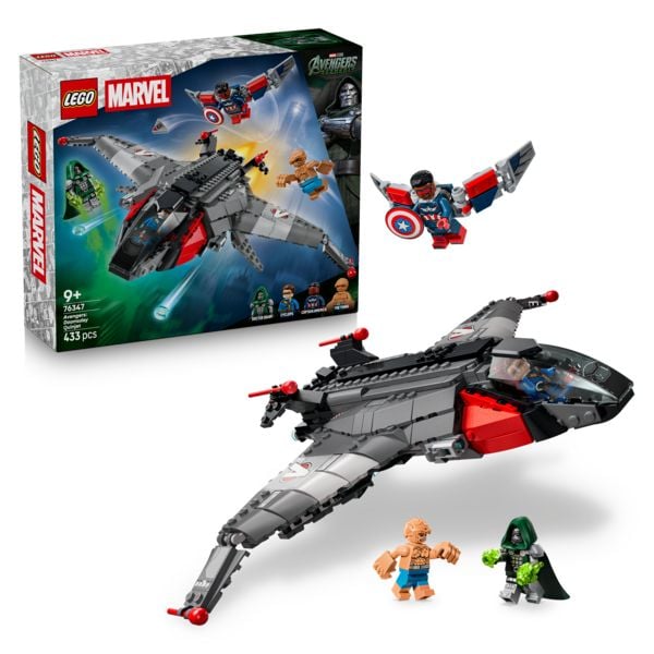 Produktbild: LEGO | Marvel Avengers: Doomsday Quinjet Sammelbarer Modellbausatz 76347
